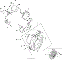 Blower Housing &amp; Baffles 6-24-249