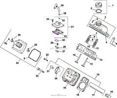 Cylinder Head/ Breather Group 4-24-586