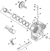 Crankcase Group 2-24-230