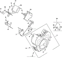 Blower Housing &amp; Baffles 6-24-295