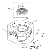 Blower Housing &amp; Baffles (Cont.) 6-24-403 (TP-2461) Rev 10/11/2006