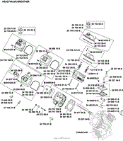 Cylinder Head/ Breather Group 4-24-550