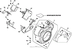 Blower Housing &amp; Baffles 6-24-404