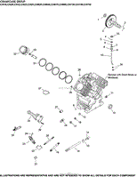 Crankcase Group 2-24-347 CH18-750