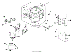 Blower Housing &amp; Baffles 6-24-407 (TP-2461) Rev 10/9/2006