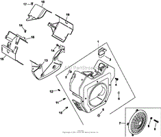 Blower Housing &amp; Baffles 6-24-336