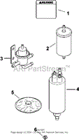 Parts Shipped Uninstalled from Kohler