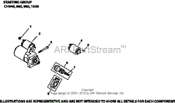 Starting System 7-62-1 CH940-1000