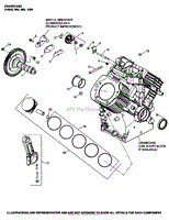 Crankcase Group 2-62-22 CH940-1000