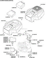 Blower Housing &amp; Baffles 6-32-9