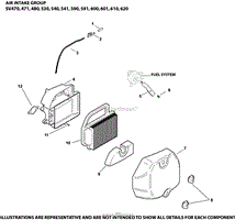 Air Intake Group 10-20-26 SV470-620