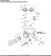 Crankcase Group 2-20-29 SV470-620