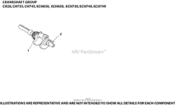 Crankshaft Group 1-24-45 ECH630-749