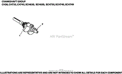 Crankshaft Group 1-24-46 ECH630-749