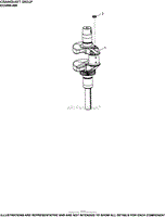 Crankshaft Group 1-19-1 ECV850-880