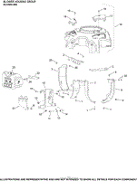 Blower Housing Group 6-19-9 ECV850-880(2)