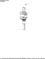 Crankshaft Group 1-19-3 ECV850-880