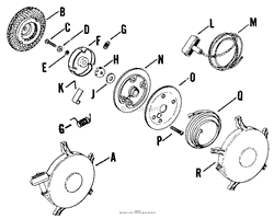 Retractable Starter (Cont.) 020301834