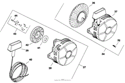 Retractable Starter (Cont.) 23-2-110 TP-2045-B(2)