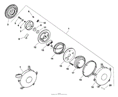 Retractable Starter 23-2-12 TP-2045-B