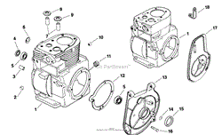 Crankcase 7-2-204 TP-2045-B