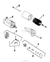 Electric Start, Bendix Drive (Cont.) 0209010589