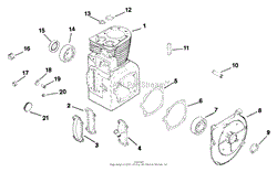 Crankcase (TP-691-B) Rev 11/03/2006