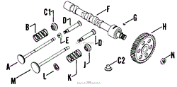 Camshaft &amp; Valves 022500134