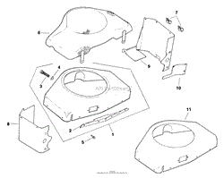 Baffles &amp; Shroud 2-15-132 (TP-2305-B) Rev 10/13/2006