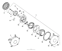 Retractable Starter 23-2-14 TP-2045-B