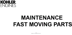 Maintenance-Fast Moving Parts