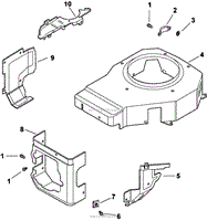 Blower Housing &amp; Baffles 6-27-130