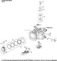 Crankcase Group XT775-3026 XT775