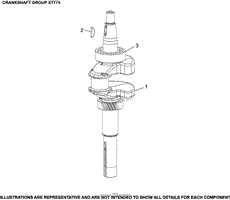 Crankshaft Group XT775-3026 XT775