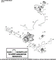 Fuel System Group XT775-3026 XT775