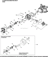 Cylinder Head/Breather Group XT800-3020