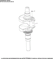 Crankshaft Group 1-32-16 KT