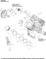 Crankcase Group 2-62-23 CH940-1000