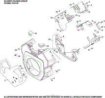 Blower Housing Group 6-24-605 PCH680-740