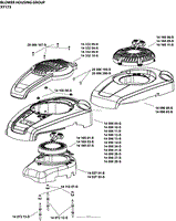 Blower Housing &amp; Baffles - XT173-3205