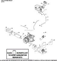 Fuel System Group XT775-3000 XT775