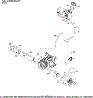 Fuel System Group XT775-3019 XT775