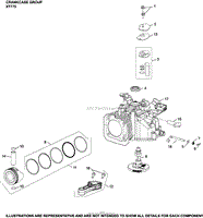 Crankcase Group XT775-3088