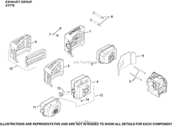 Exhuast Group XT775-3088