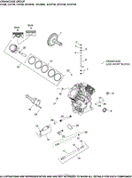 Crankcase Group 2-24-494 ECH630-749