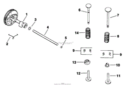 Camshaft &amp; Valves 4-2-73 TP-2201-C