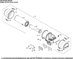 Air Intake Group- 10-24-490 CV682-752