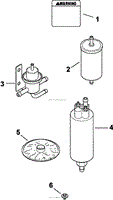 Parts Shipped Uninstalled from Kohler