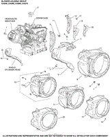 Blower Housing Group CH260-3104