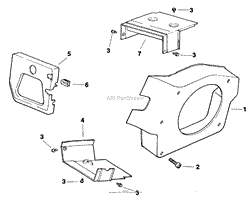 Blower Housing &amp; Baffles (TP-2356-A) Rev 10/26/2006